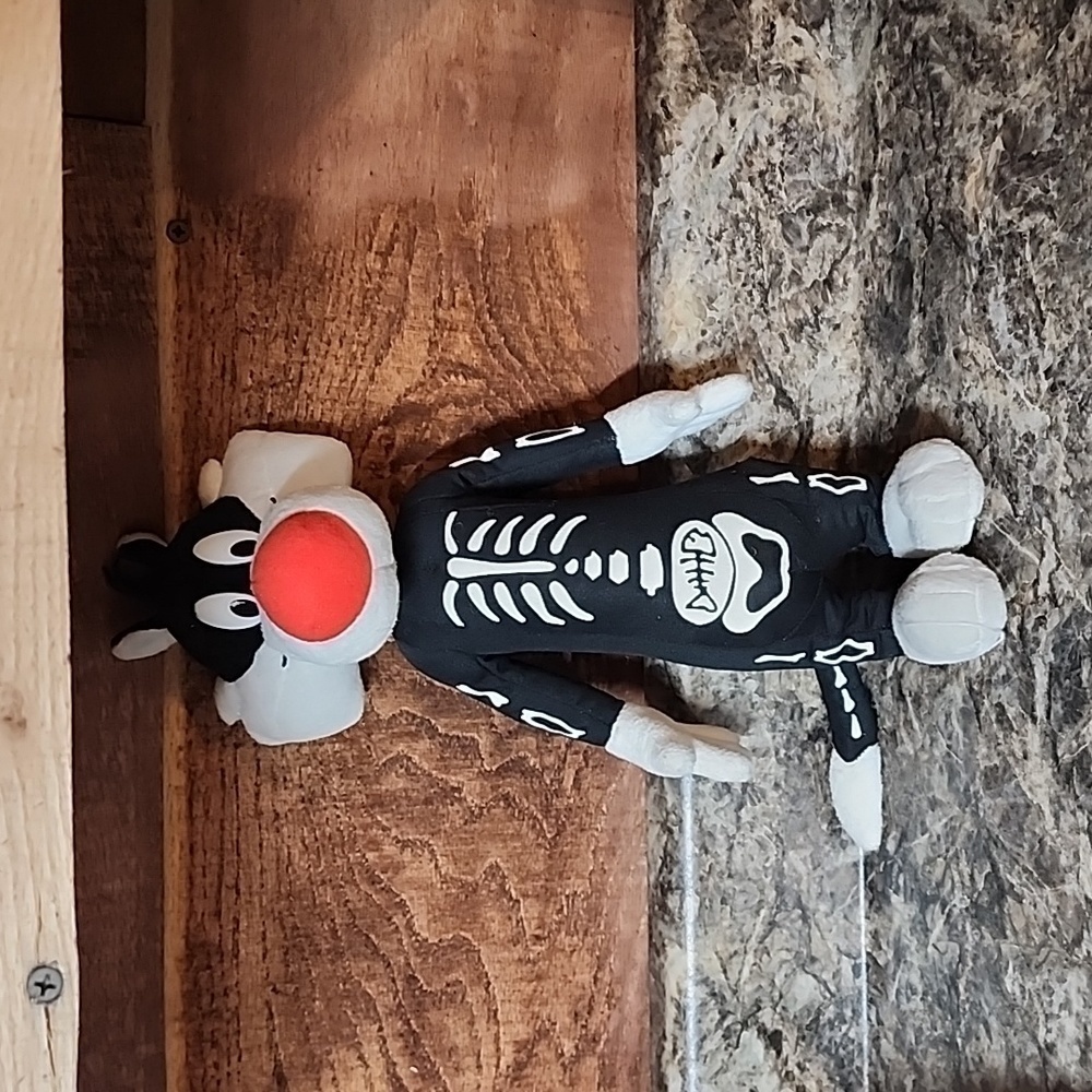 Sylvester, the cat in his Halloween costume